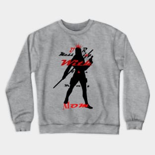 Super mom black widow style Crewneck Sweatshirt